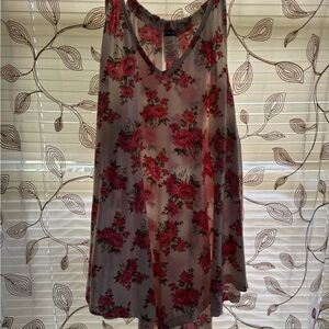 Floral Sleeveless Top